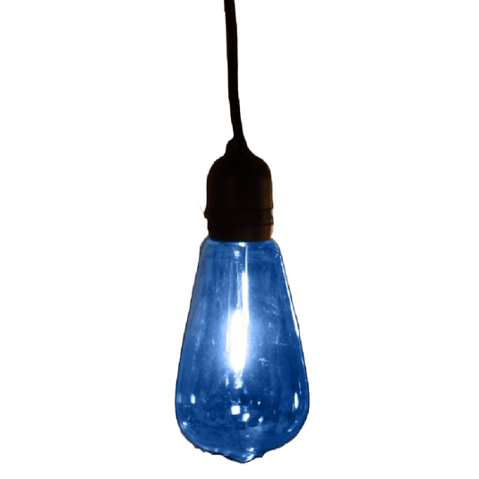 10 Multicolour Connectable LED Large Edison Drop Festoons