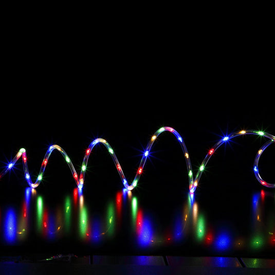10m Multicolour Micro Snowing Rope Cable Light - 400 LEDs