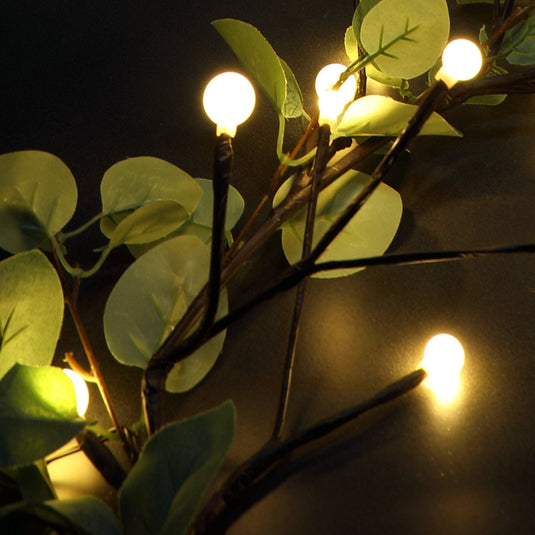 1.8m Battery Operated Berry & Eucalyptus Garland