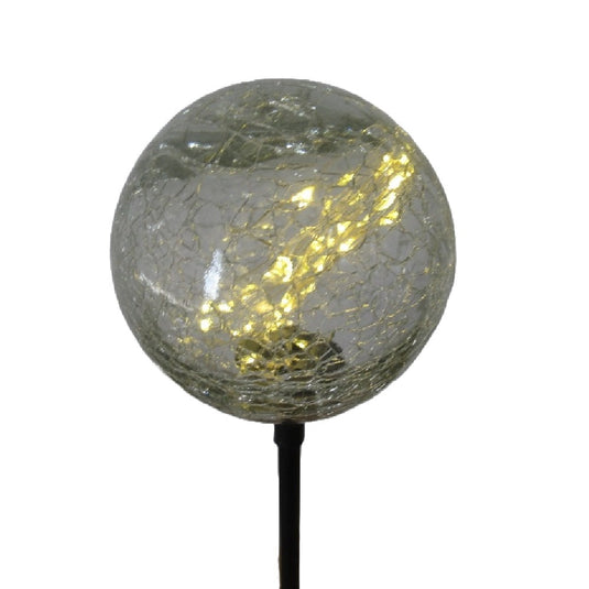Set of 3 Connectable Warm White Crackleball Lights