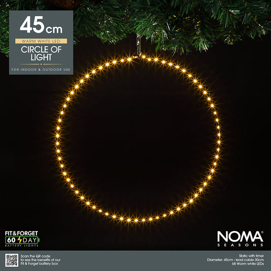 45cm Warm White Circle of Light