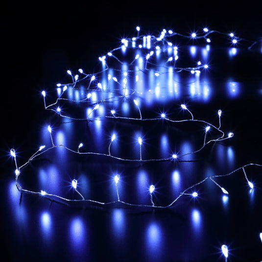 480 White Micro Décor Tree Lights with Silver Wire