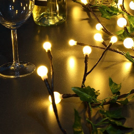 1.8m Battery Operated Berry & Ivy Garland