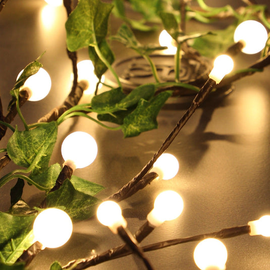 1.8m Battery Operated Berry & Ivy Garland