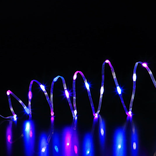200 Pastel Flexi Wire Lights with Clear Cable