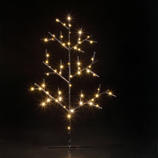 Set of 3 Black Metal Stick Winter Tree Path Finders