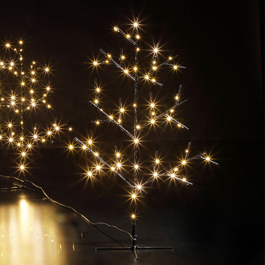 Set of 3 Black Metal Stick Winter Tree Path Finders