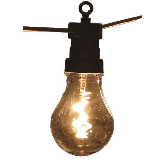 20 Connectable LED Spiral Filament Bulb Festoon