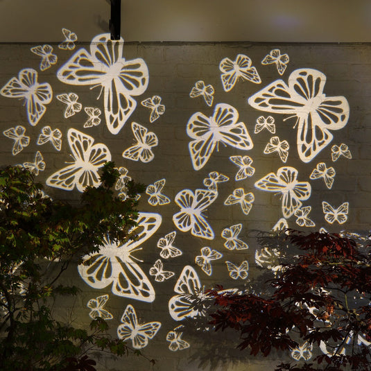 Warm White Butterfly Projector String Lights