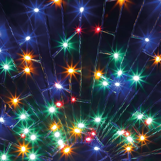 100 Fit & Forget Multicolour Multifunction String Lights