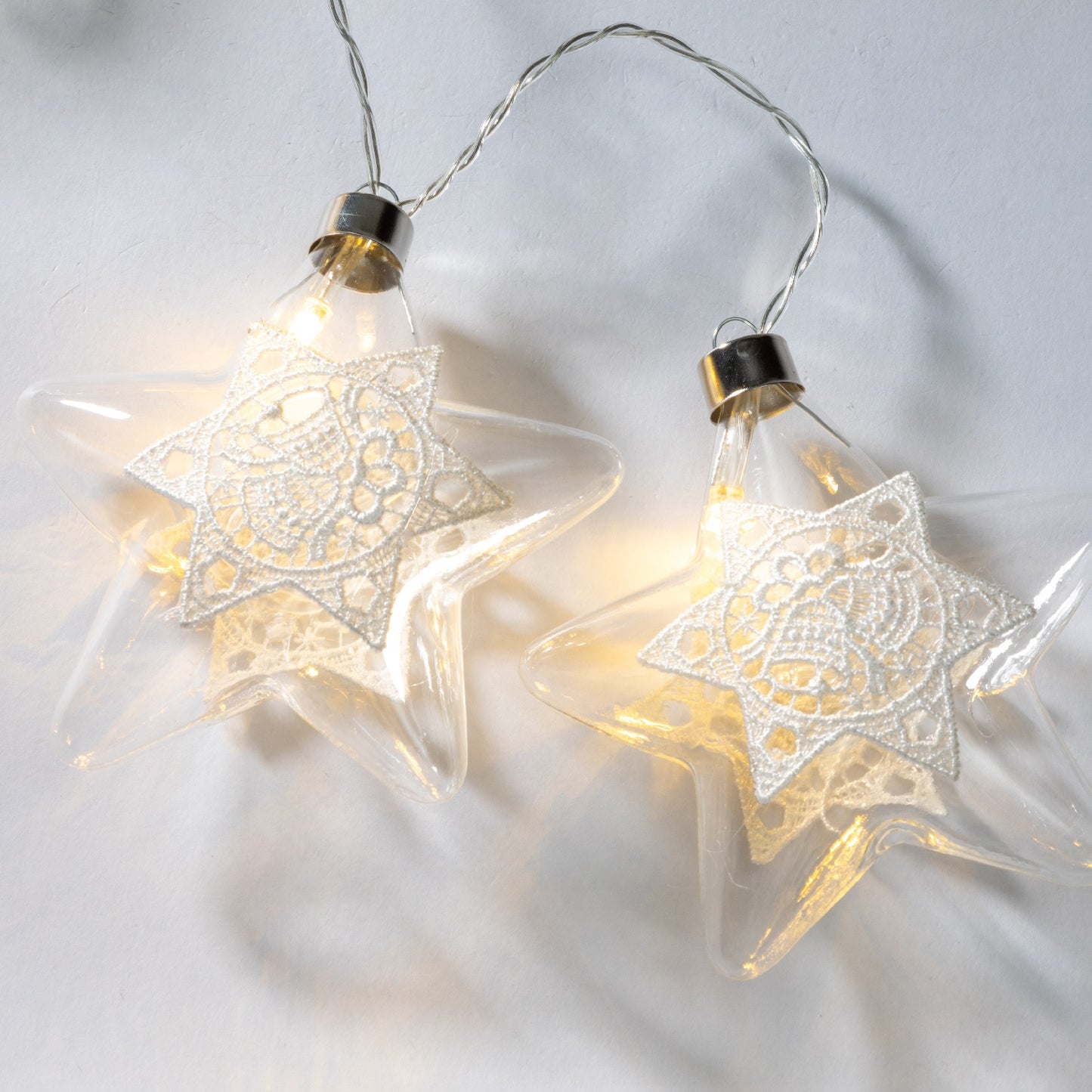 Noma Glass Star Light Chain With 5 Led's (Pack Of 1)