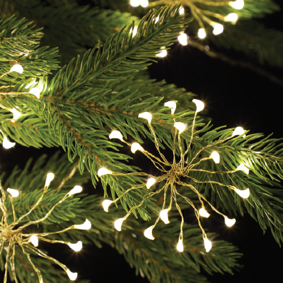 10 Mini Warm White Firework String Lights - 200 LEDs