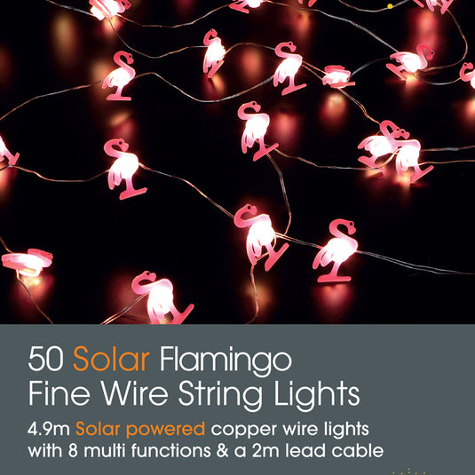 Flamingo Solar Fine Wire Lights