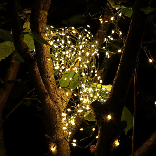 400 Fit & Forget Warm White Flexi Wire Lights