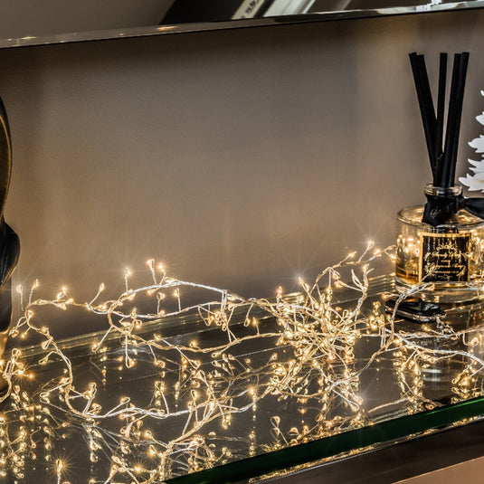 1000 Micro Random Twinkling Garland with Silver Wire