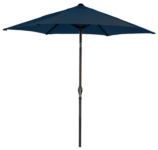 Soleil 2.2m Crank and Tilt Parasol - Navy Blue