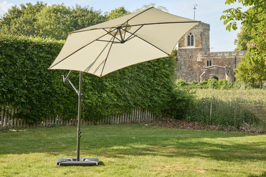 Sapporo 3.0m Cantilever Parasol - Taupe