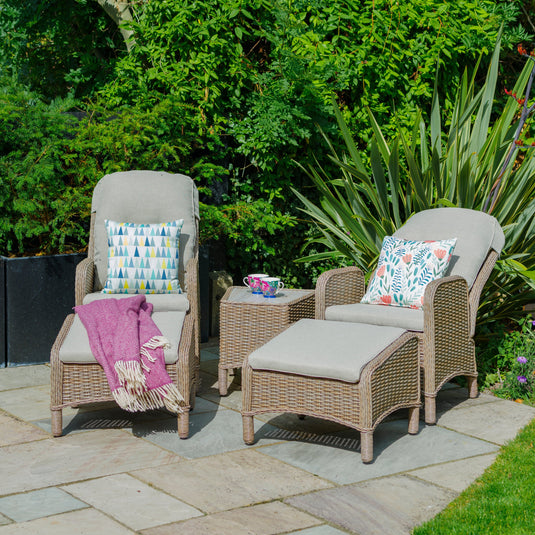 LG Outdoor Bergen 5 Piece Recliner Set