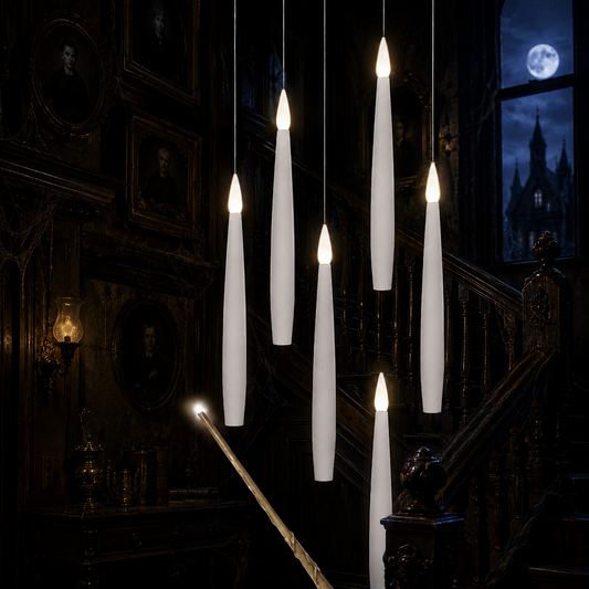 Set of 5 Magic Candles With Wand