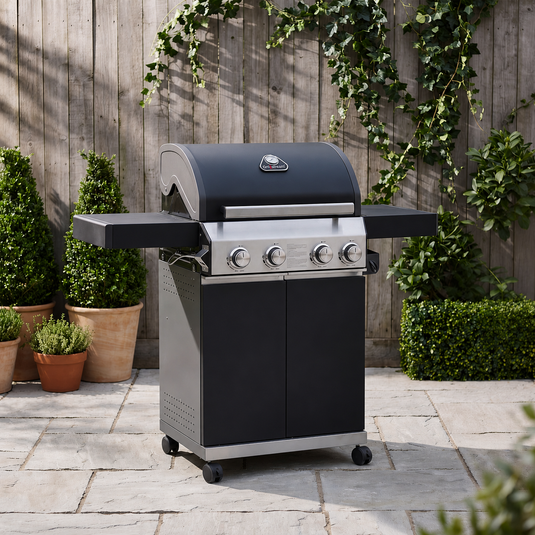 Classic 4 Burner Barbecue (Matt Black)