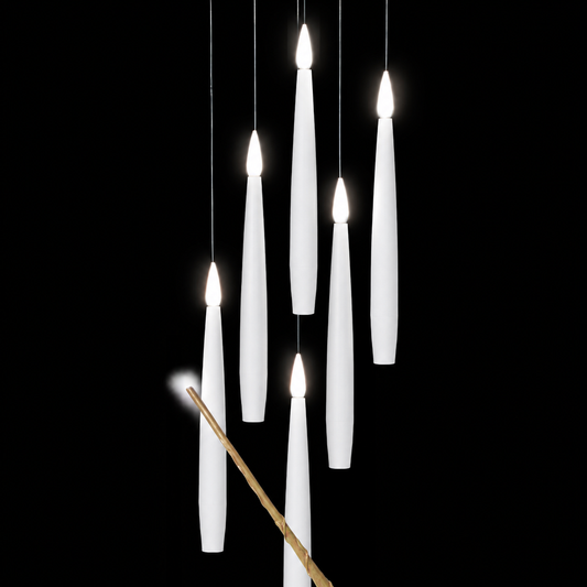 Set of 5 Magic Candles With Wand