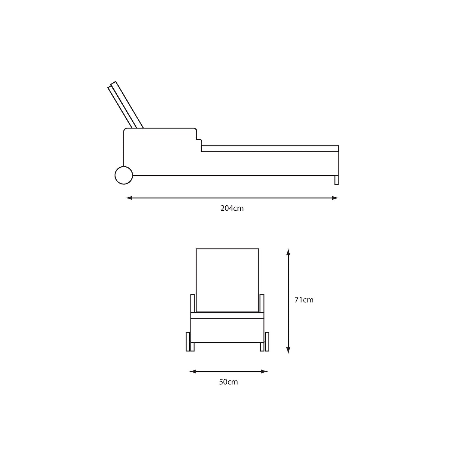 LG Outdoor Lyon Sunlounger