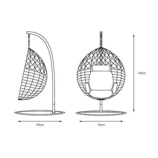 LG Outdoor Lyon Egg Chair