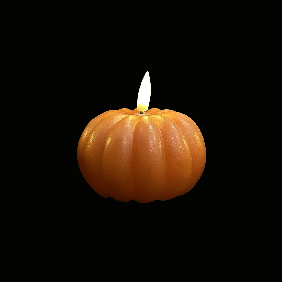 Wax Pumpkin Candle Light (Orange)