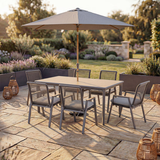 Lombok 6 Seat Dining Set