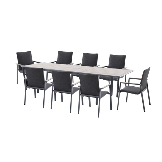 Penang 8 Seat Extending Dining Set