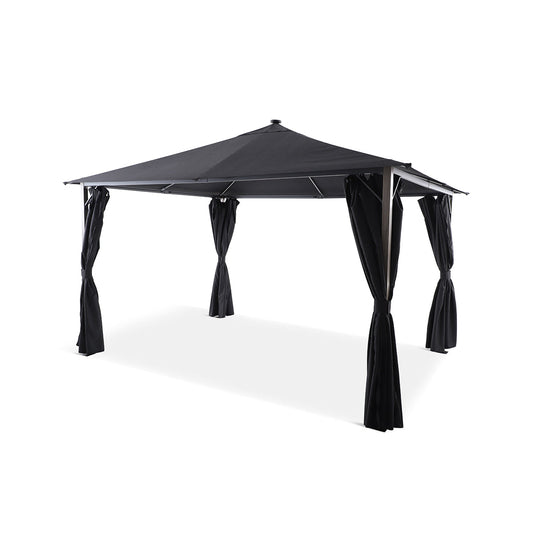 Sanctuary Birch 3 x 3m Fabric Gazebo with Solar Lights