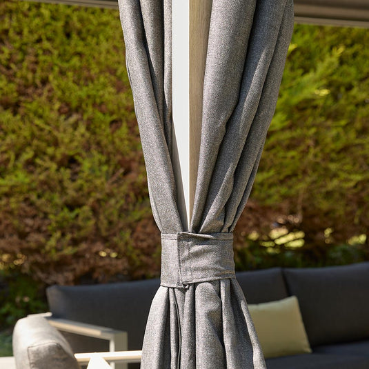Sanctuary Birch 4 x 3m Fabric Gazebo with Solar Lights