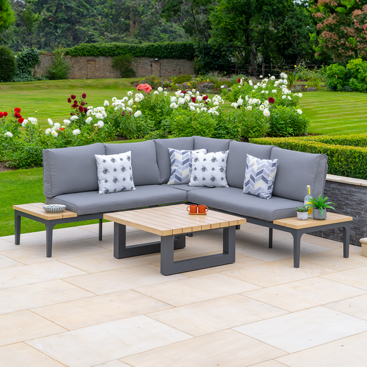 Stockholm Open-sided Modular Lounge Set with Low Coffee Table