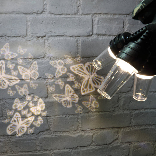 Warm White Butterfly Projector String Lights