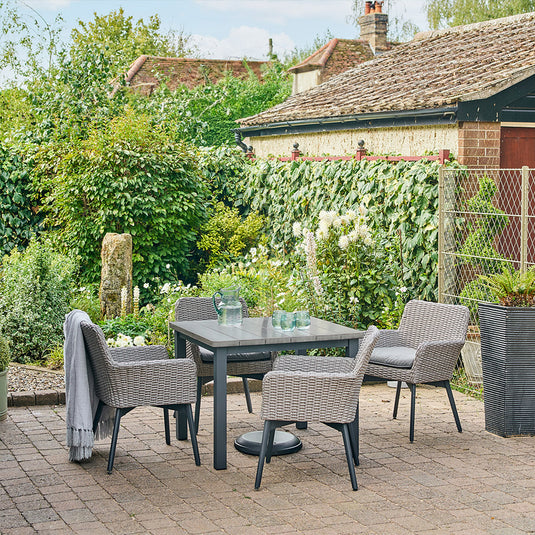 LG Outdoor Oslo 4 Seat Square Dining Set