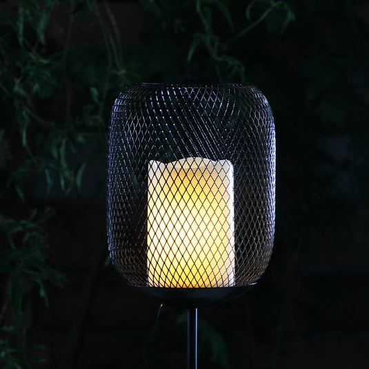 Solar Black Mesh Stakelight