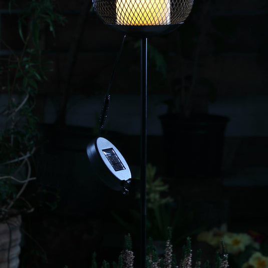 Solar Black Mesh Stakelight