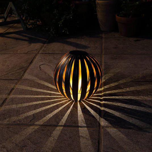 22CM SOLAR 365 RIBBON METAL TABLE LIGHT