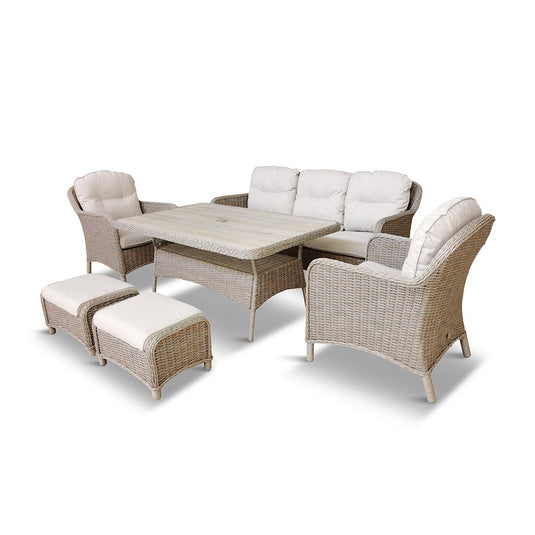 LG Outdoor Bergen Lounge Dining Set
