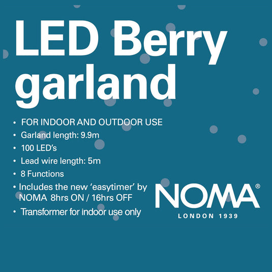 100 White Berry Lights
