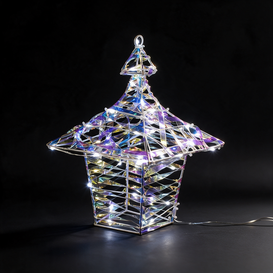 Iridescent Dickensian Lantern