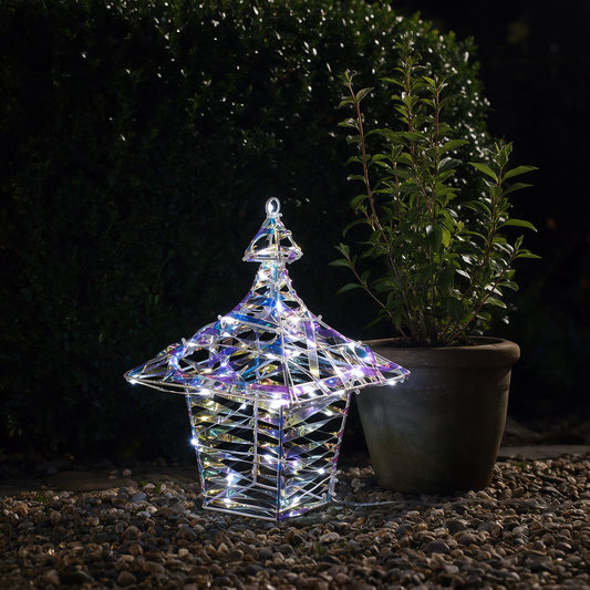 Iridescent Dickensian Lantern