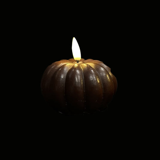 Wax Pumpkin Candle Light (Brown)