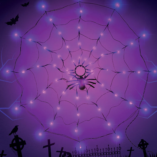 Spider Web Lights (Purple)