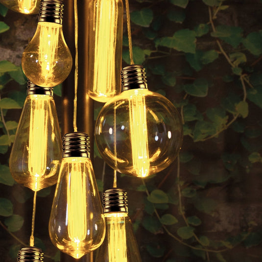 7 Plastic LED Parasol Cluster Lights