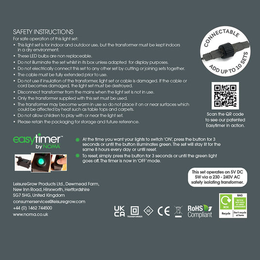 10 Edison Bulb String