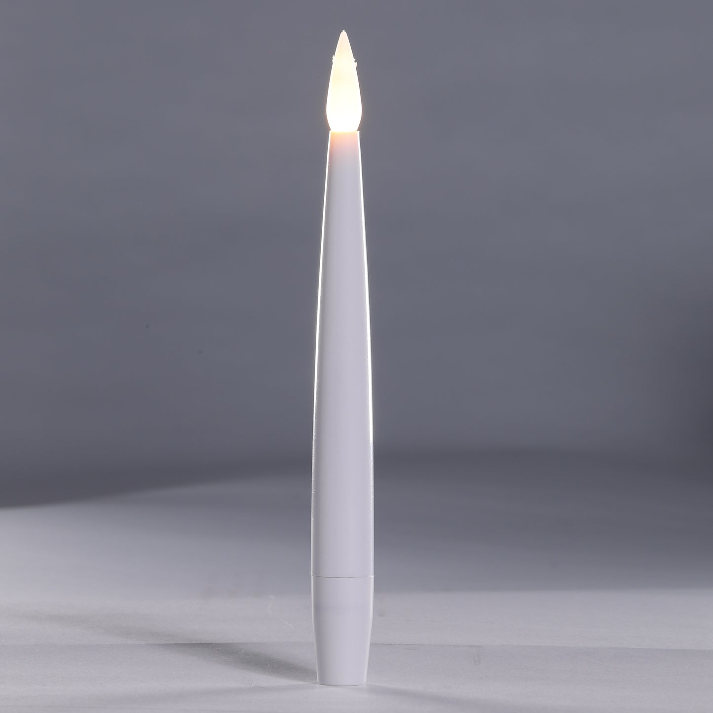 10 White Remote Controlled Magic Candles With Wand