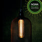Black Mesh Megan Pendant with The Bulb