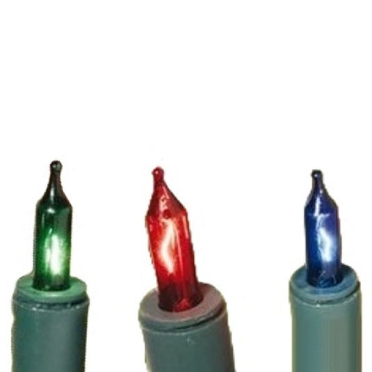 160 Multicolour NOMA Classic Mini String Lights with Green Cable
