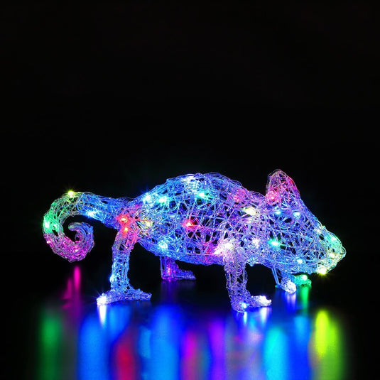 60 cm Long Colour Changeable Wire Frame Chameleon